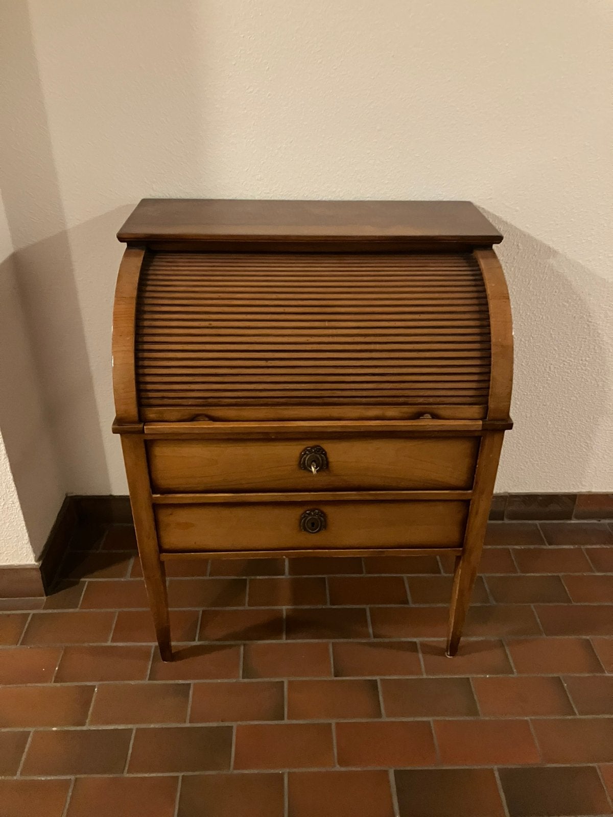 Vintage roltop secretaires, Ophalen, Gebruikt, Vintige