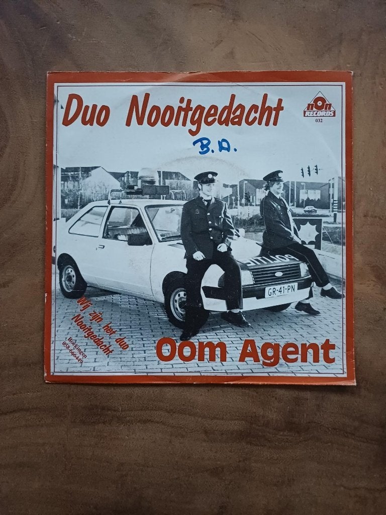 Duo Nooitgedacht - Oom Agent - Single - Vinyl, Cd's en Dvd's, 7 inch, Ophalen of Verzenden, Zo goed als nieuw, EP
