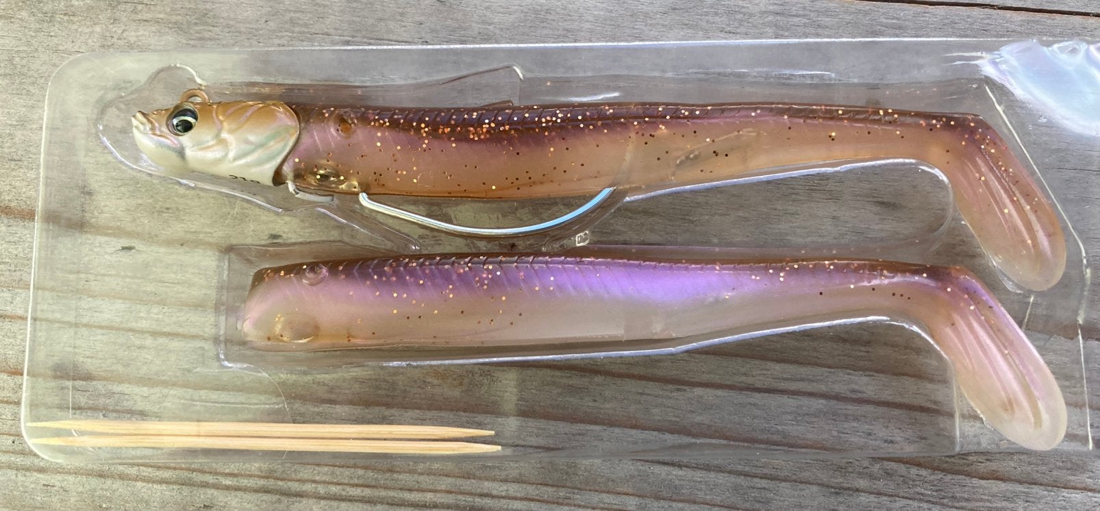Savage Gear V2 Weedless Zeebaars Minnows Sandeels (Combos), Ophalen, Nieuw, Complete set