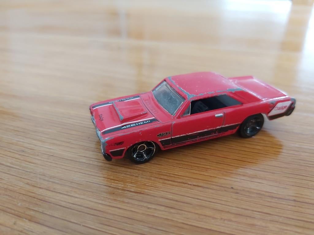 Vintage Rode Dodge 426 Hemi Modelauto - Gebruikt, Ophalen of Verzenden, Gebruikt, Auto