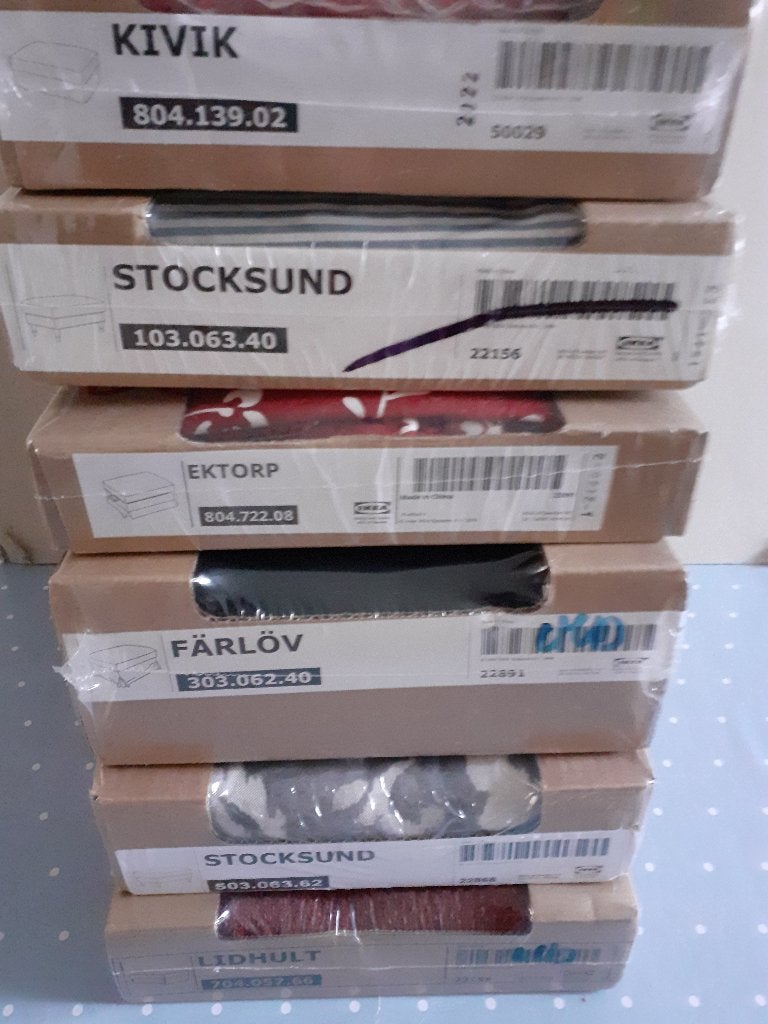 STOCKSUND, nieuwe hoes voor voetenbakje ikea, 125 cm of meer, Nieuw, Ophalen of Verzenden, Stof