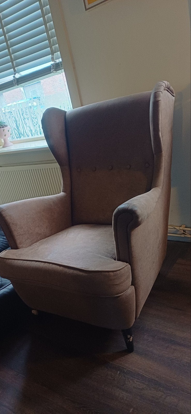 stoel ikea strandmon, Ophalen, Gebruikt, 75 tot 100 cm, Stof