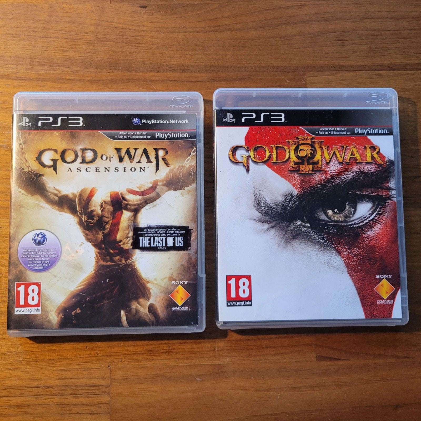 God of War: Ascension & God of War PS3, Ophalen of Verzenden, Gebruikt, Vanaf 18 jaar