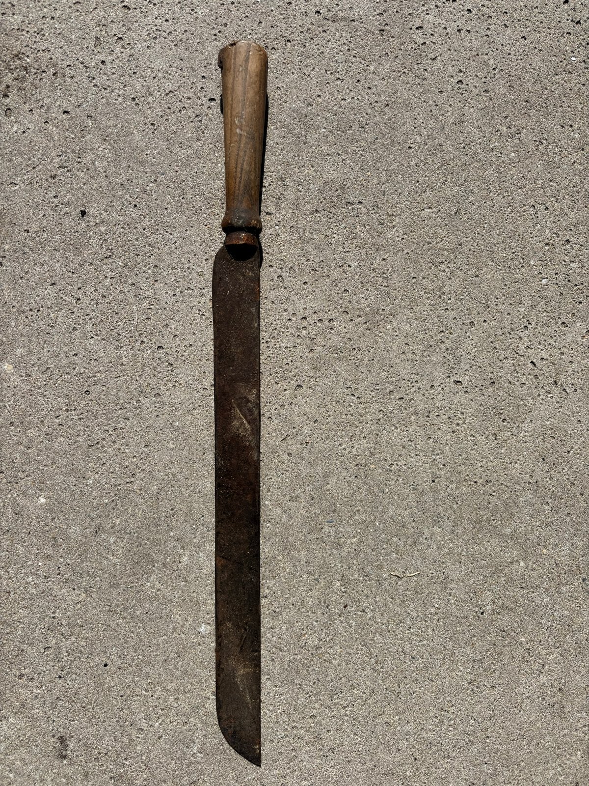 Sabel / kapmes / Machete met Houten Handvat - F.A. Sneeboer, Antiek en Kunst, Ophalen