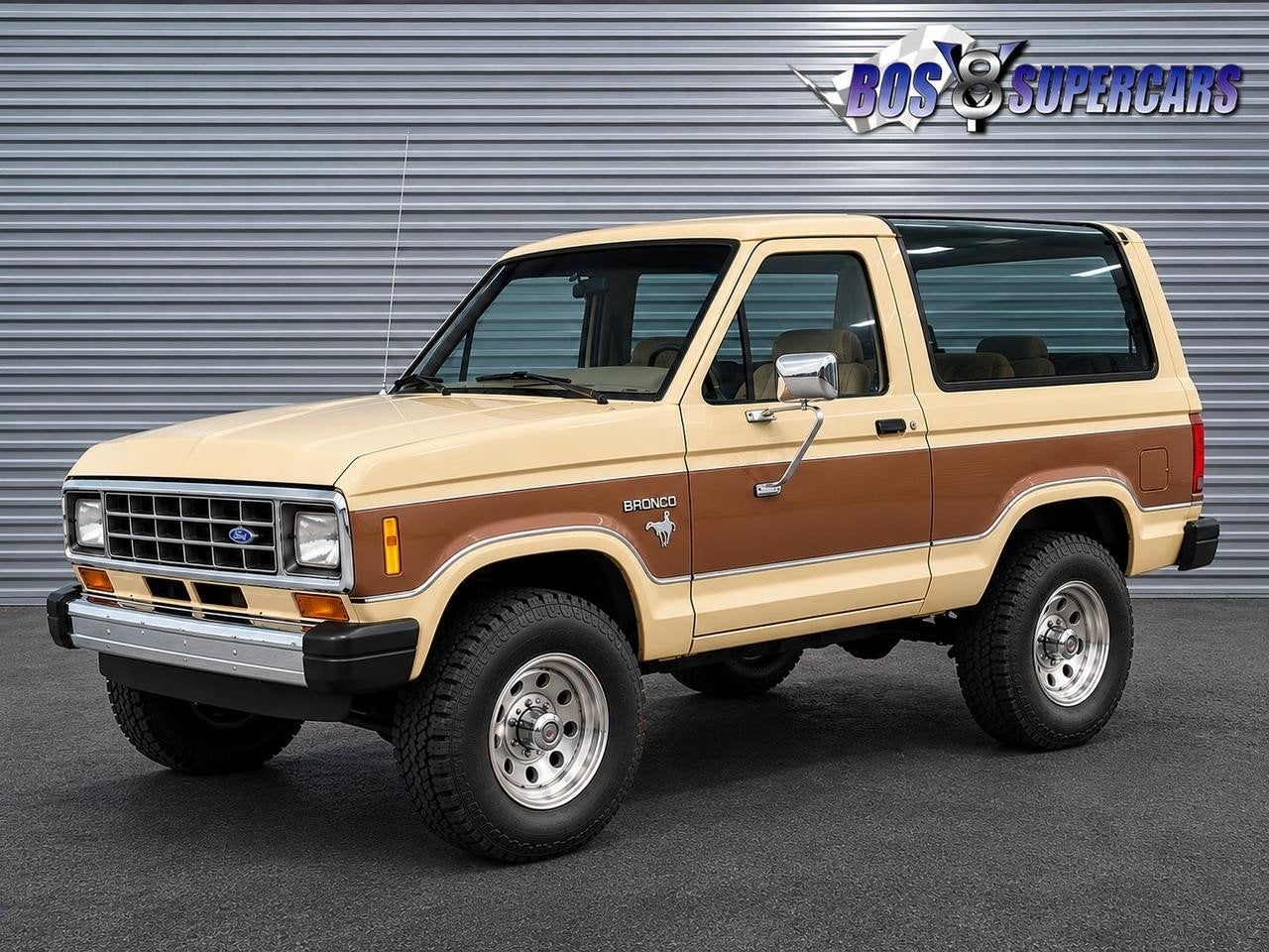 Ford Bronco II XLT (bj 1985, automaat), Auto's, Automaat, Dealer onderhouden, 4 stoelen, Beige