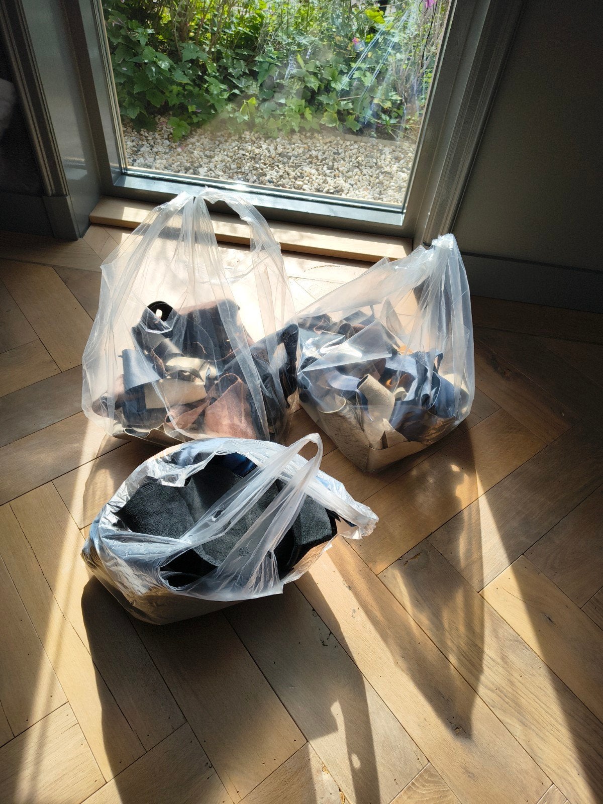 Tas vol echt leer: diverse stukken, topkwaliteit, Leer of Kunstleer, Nieuw, Ophalen of Verzenden, 30 tot 120 cm