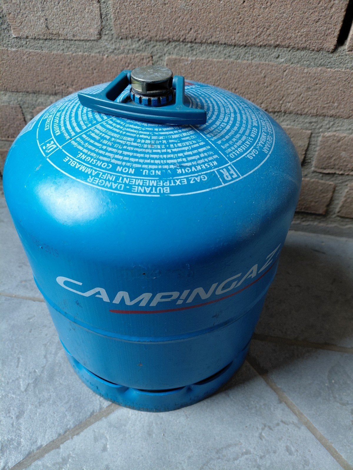 Campinggaz gasfles 907, Ophalen, Gebruikt