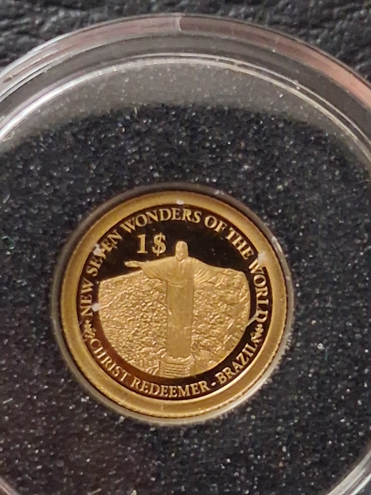 Goud 1 dollar Christus de Verlosser, Ophalen of Verzenden, Goud
