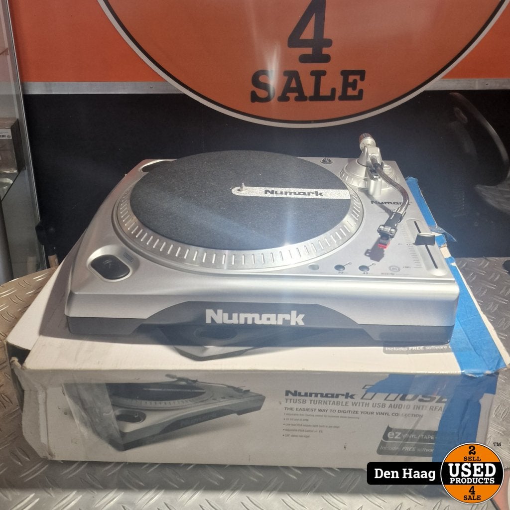 Numark TT USB Draaitafel Met USB Audio | Nette staat, Numark, Gebruikt, Support@numark.com, Numark Industries
200 Scenic View Drive
Cumberland, RI 02864-1813
USA