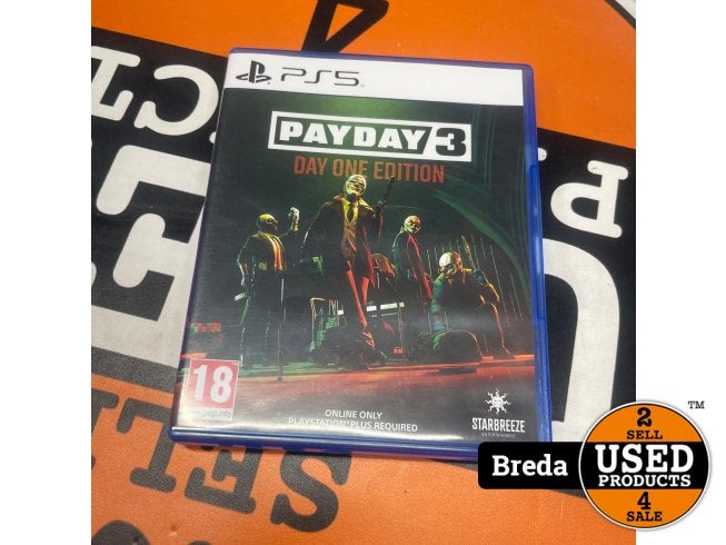 PS5 - Payday 3 Day One Edition, Playstation, Zo goed als nieuw, Support@playstation.com, 2207 Bridgepointe Parkway
San Mateo, CA 94404
United States