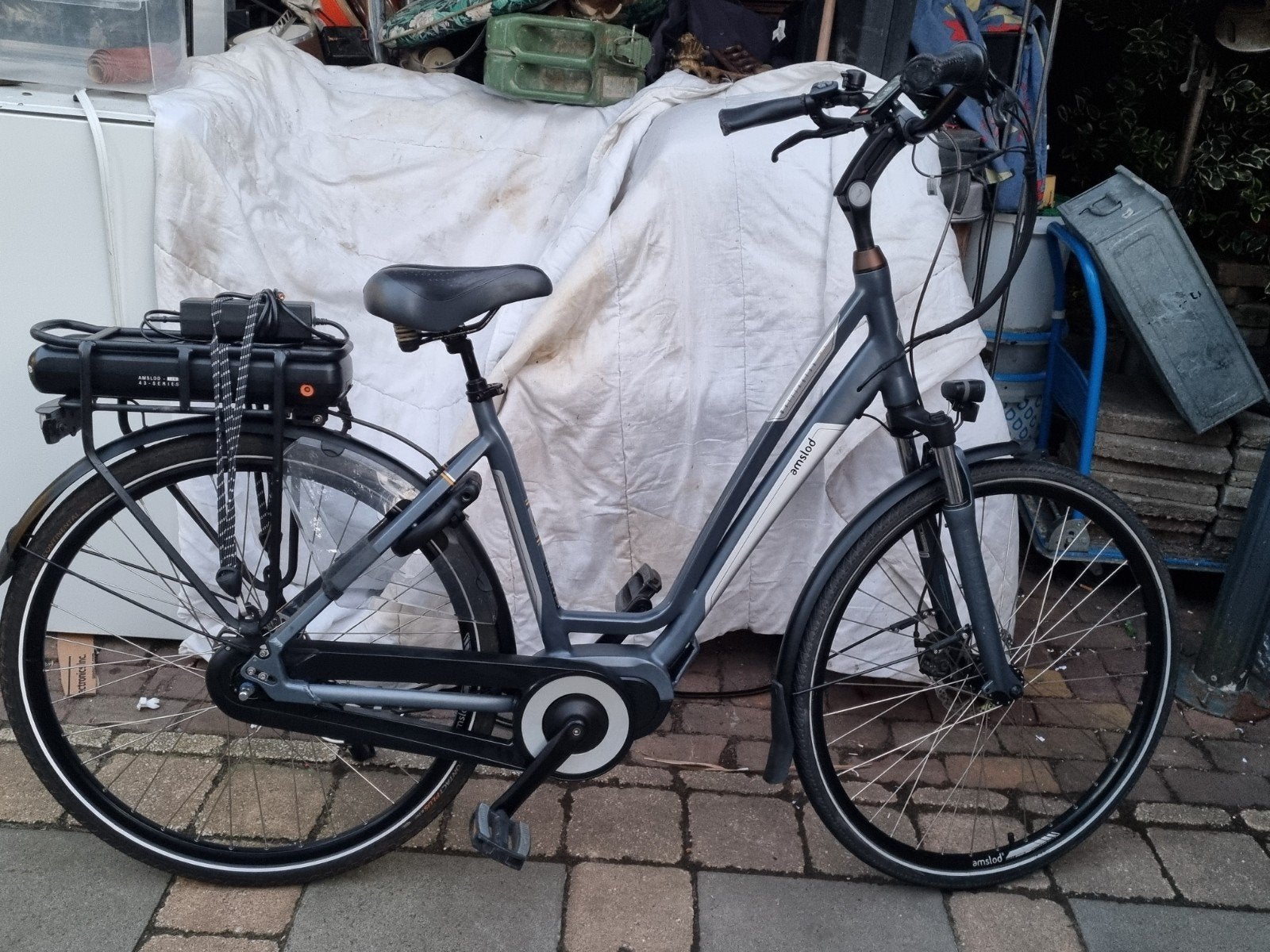 Amslod elektrische fiets met Bafang middenmotor, 51 tot 55 cm, Ophalen, Overige merken