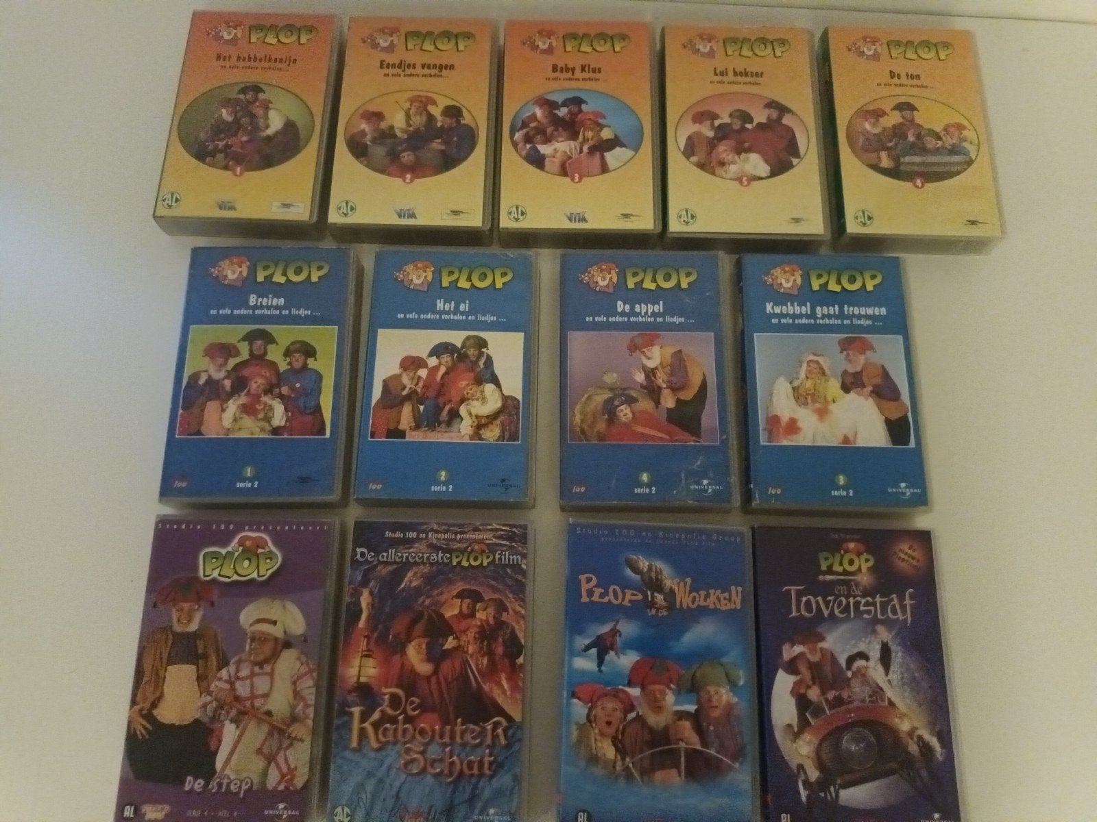 Vhs video banden Kabouter Plop, Cd's en Dvd's, Ophalen of Verzenden