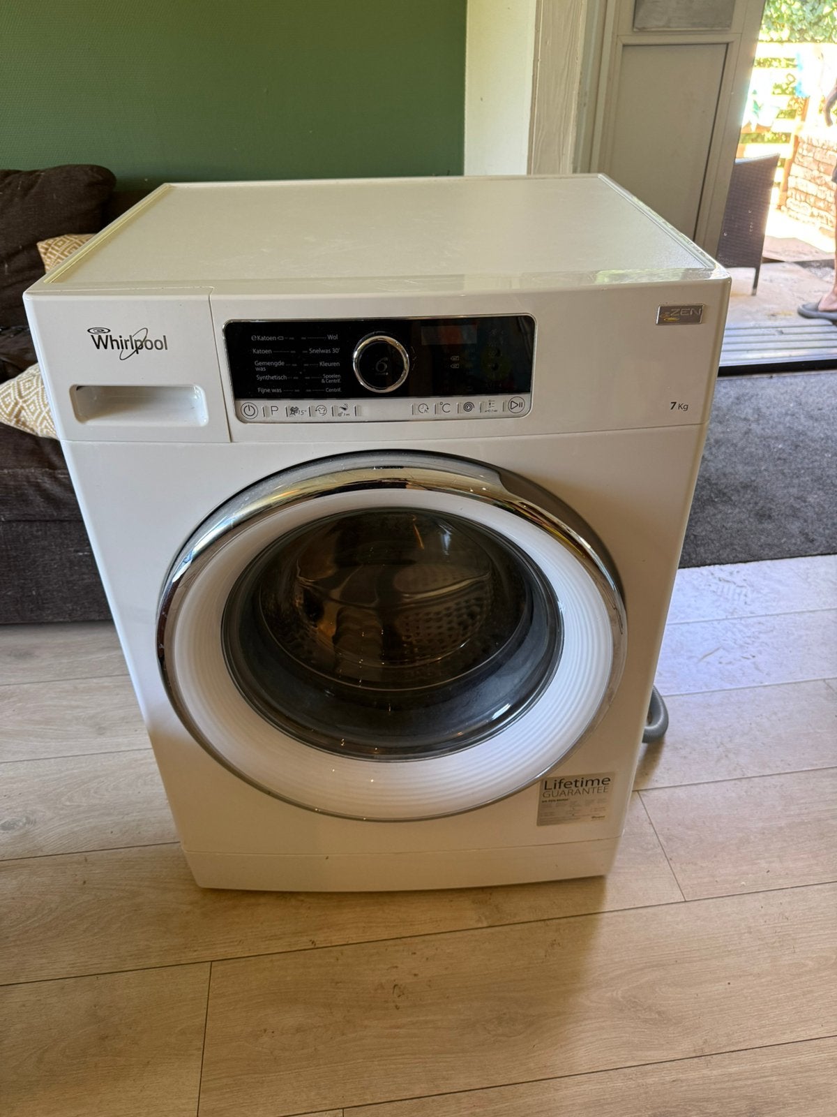 Whirlpool wasmachine 7kg, Witgoed en Apparatuur, Wasmachines, Ophalen, Zo goed als nieuw, 85 tot 90 cm, 1200 tot 1600 toeren