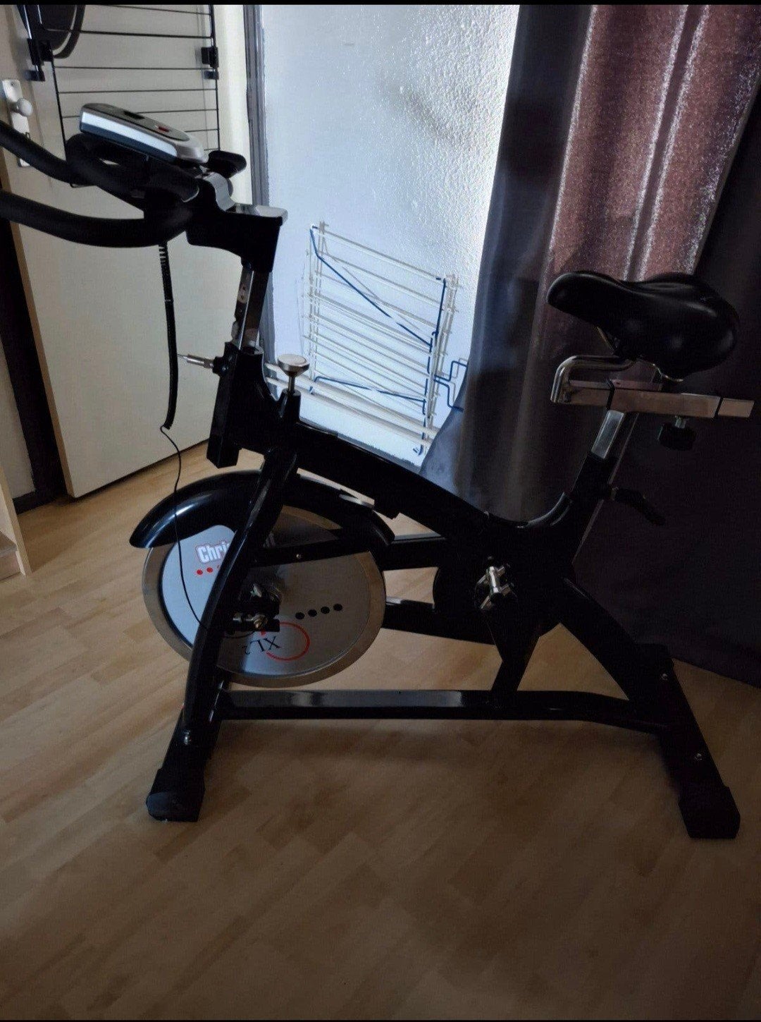 Christopeit Sport XL2 Spinningfiets, Ophalen, Gebruikt, Spinningfiets, Metaal