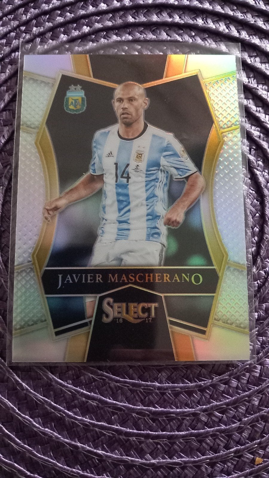 Javier Mascherano Spelerskaart - Select 2016-17, Ophalen of Verzenden, Zo goed als nieuw, Buitenlandse clubs, Spelerskaart