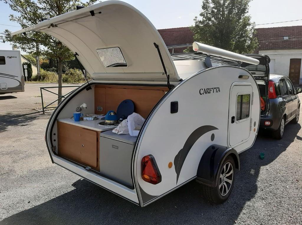 Caretta Caravan, Caravans en Kamperen, Overige merken, Vast bed, Tot en met 2, Overige