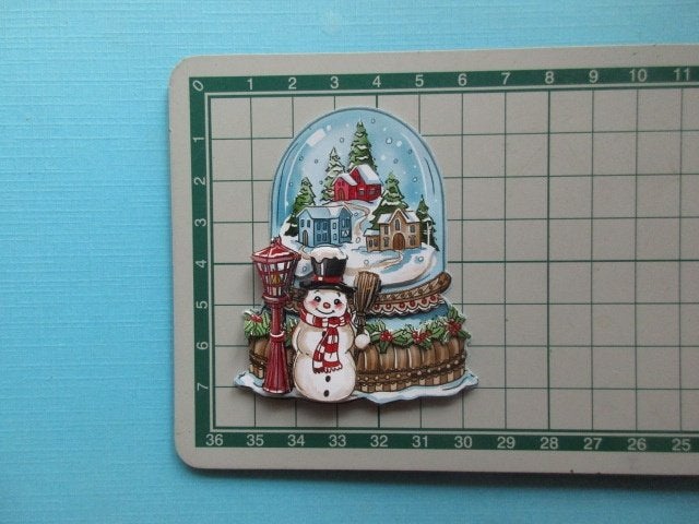 ky387 KERST / sneeuwpop / dorpje, Verzenden, Nieuw, Kerst, Overige typen