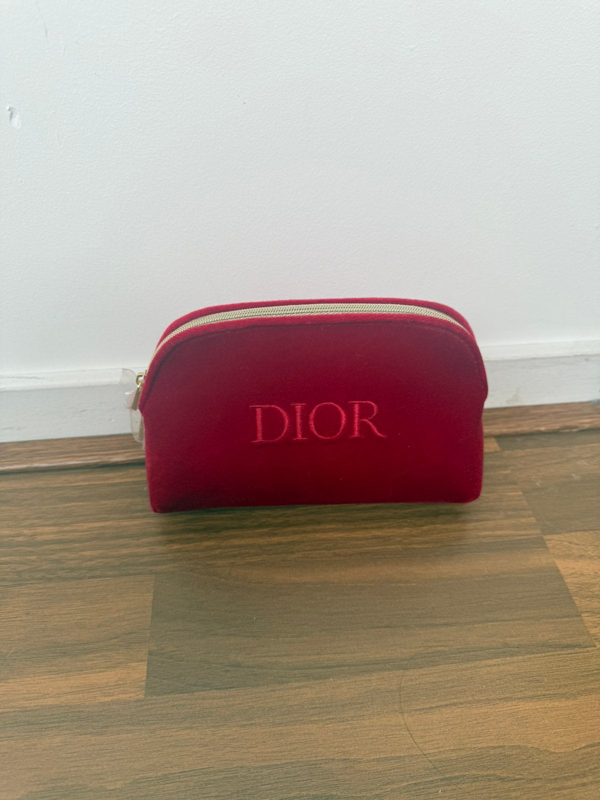 Dior toilertasje velvet, Ophalen of Verzenden, Nieuw, Rood, Dame