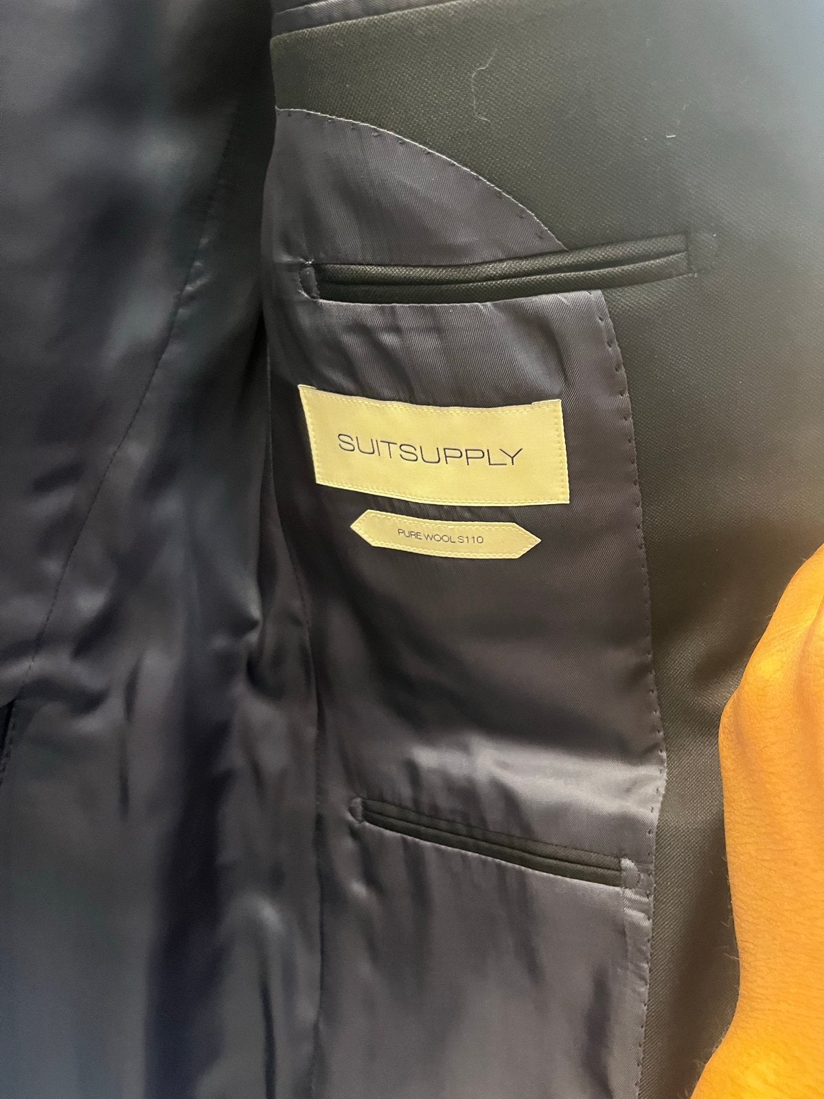 Suitsupply pak, slechts tweemaal gedragen, Kleding | Dames, Ophalen of Verzenden, Zo goed als nieuw, Blauw, Kostuum of Pak