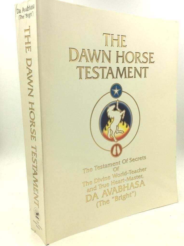 The Dawn Horse testament Da Avabhasa, Ophalen of Verzenden, Zo goed als nieuw, Overige onderwerpen, Achtergrond en Informatie