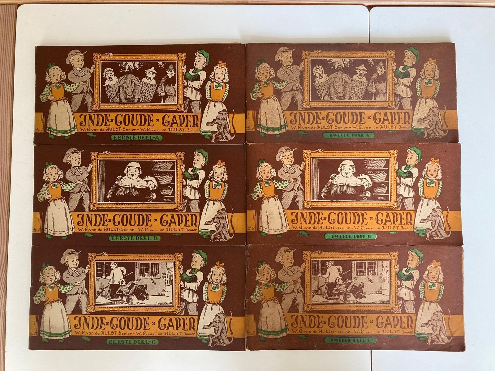 W.G. van der Hulst - In de Gouden Gaper (6 vintage kinderboe, Ophalen, Gelezen, Fictie algemeen