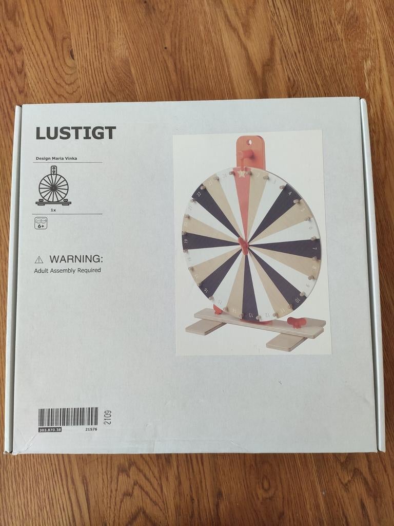 IKEA LUSTIGT Draairad -  in originele doos!, Ophalen, Zo goed als nieuw