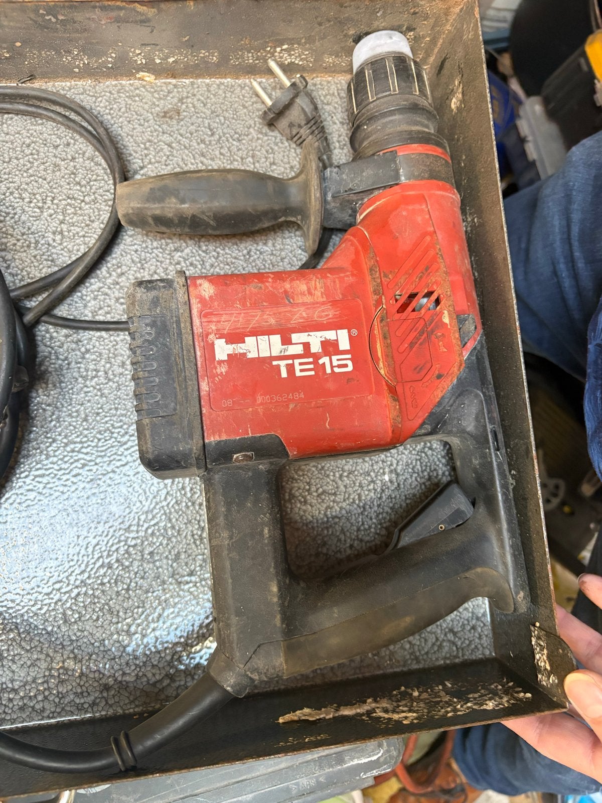 Hilti TE 15 Boorhamer - Krachtig en Betrouwbaar, Boor- en/of Breekhamer, Ophalen of Verzenden, Klopboormechanisme, Gebruikt