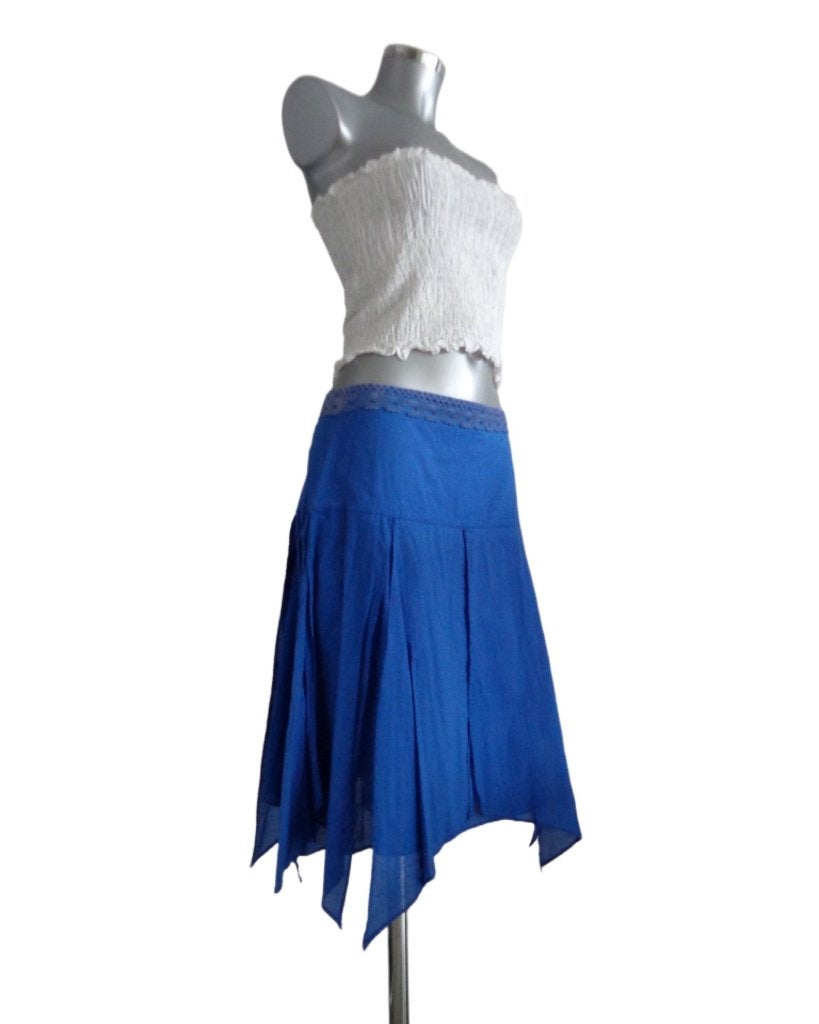 Seafolly koningsblauwe katoenen rok, Nieuw, maat 10-NL38, Maat 38/40 (M), Blauw, Nieuw, Ophalen of Verzenden