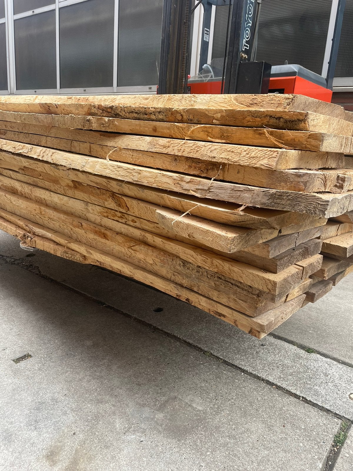 Partij gedroogde essen schaaldelen planken 3,5cm dik, Ophalen, 25 tot 50 mm, Nieuw, 200 tot 250 cm