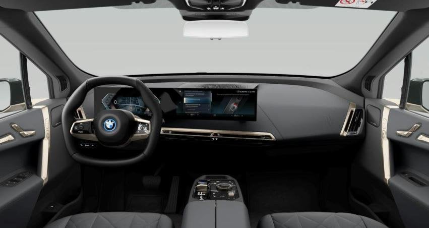 BMW iX xDrive50 High Executive 112 kWh Sportpakket - Panoram, Auto's, BMW, Automaat, Gebruikt, Zwart, Leder