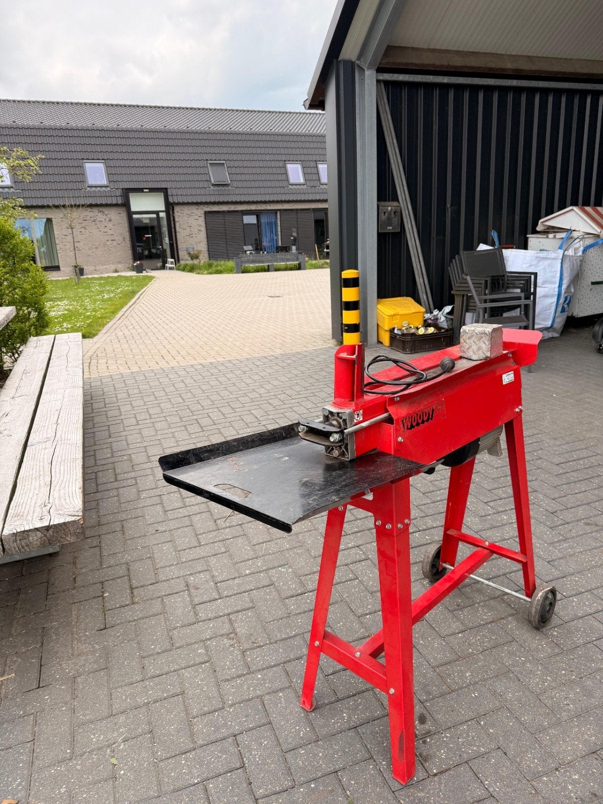Woods 505 Kloofmachine - 230V Elektrisch, Tuin en Terras, Ophalen, Gebruikt, Onbekend, Liggend