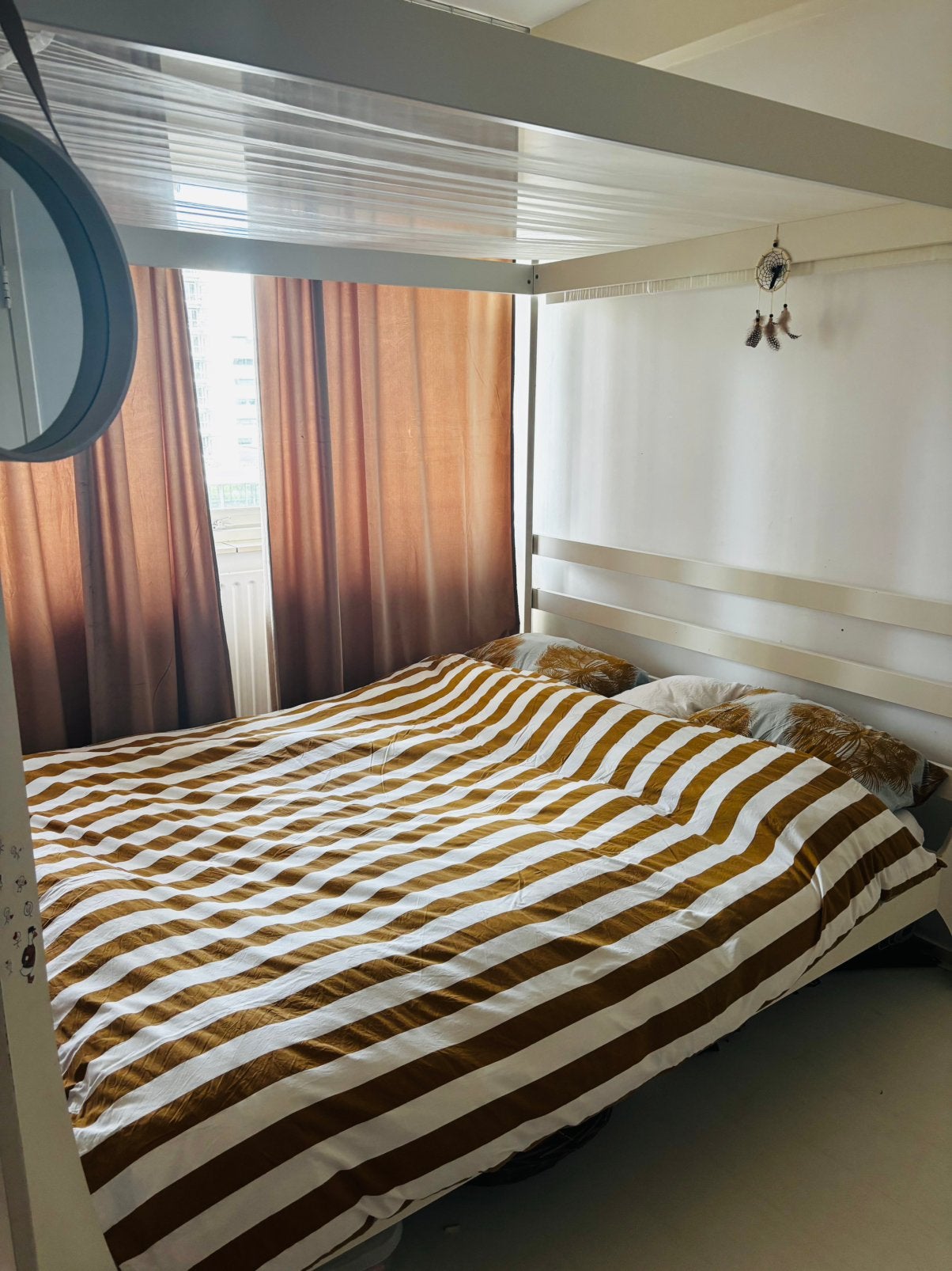 Hemelbed, Overige materialen, Gebruikt, Wit, Tweepersoons