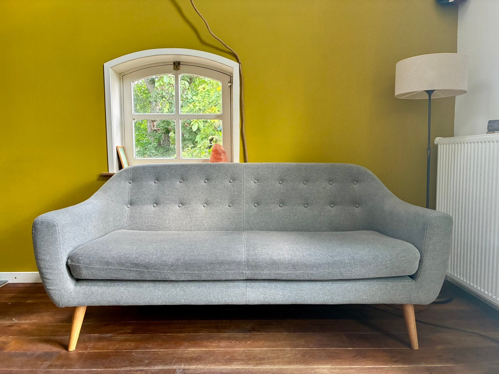 Mooie 2,5 zits Sofacompany, Huis en Inrichting, Ophalen, Hout, Gebruikt, Minder dan 75 cm