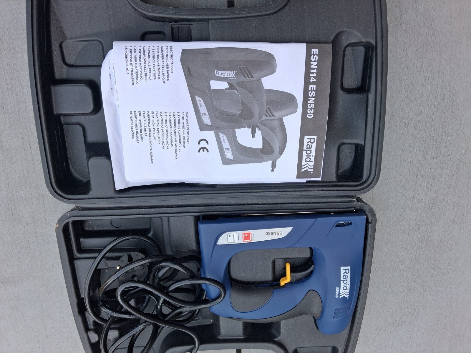 Rapid ESN530 Elektrische Tacker - Zo goed als nieuw, Doe-het-zelf en Verbouw, Ophalen, Zo goed als nieuw, Tacker/nietmachine, Overige merken