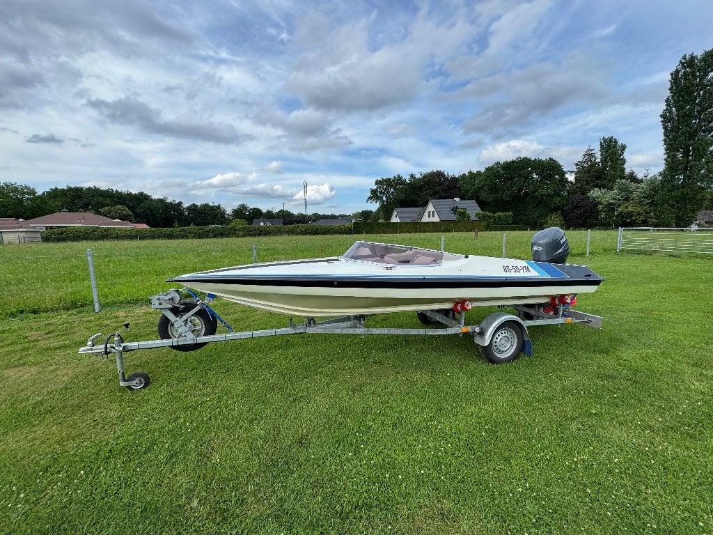 Speedboot Piranha Espada met Yamaha F60 viertakt, Watersport en Boten, Motorboten en Motorjachten, Gebruikt, Buitenboordmotor