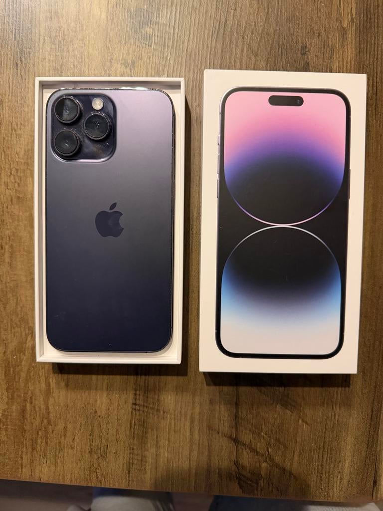 iPhone 14 Pro Max 256GB Midnight Purple - Z.G.A.N., 256 GB, Paars, Ophalen of Verzenden, Zo goed als nieuw