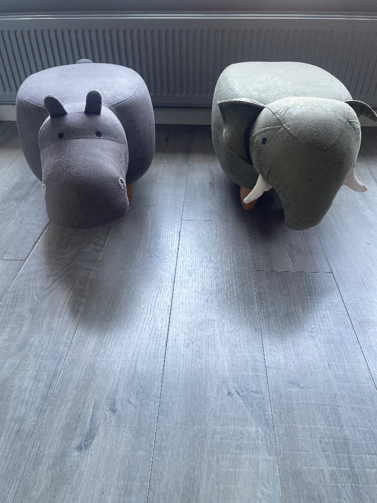 Dieren poefjes, Huis en Inrichting, Ophalen, Overige materialen, Minder dan 50 cm, Gebruikt