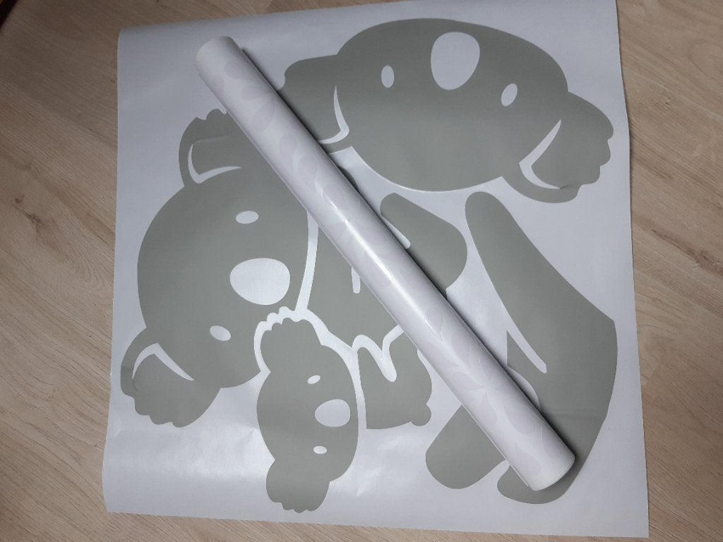 Muursticker, Grijs, Ophalen of Verzenden, Nieuw, Wanddecoratie