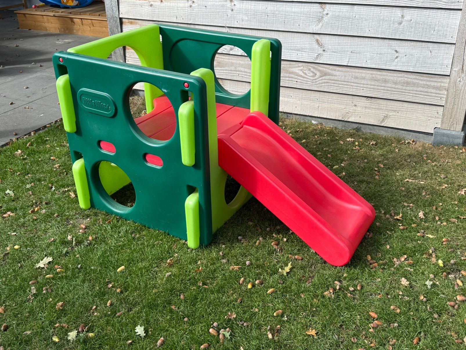 Little Tikes speelhuis / glijbaan Activity Gym Evergreen, Ophalen, Zo goed als nieuw, Glijbaan