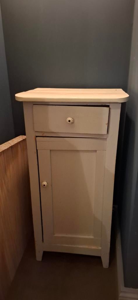 Grenenhout kastje, Ophalen, Gebruikt, Minder dan 45 cm, 70 cm of meer