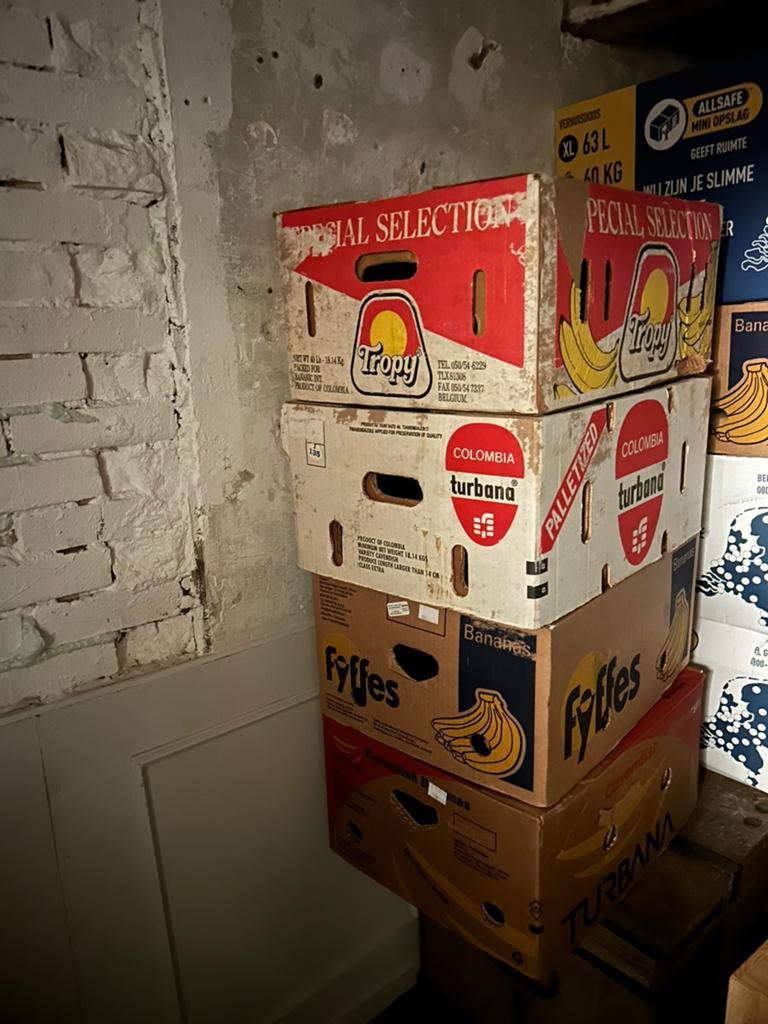 Gratis ophalen verhuis- Bananendozen, Ophalen, Zo goed als nieuw, Minder dan 50 cm