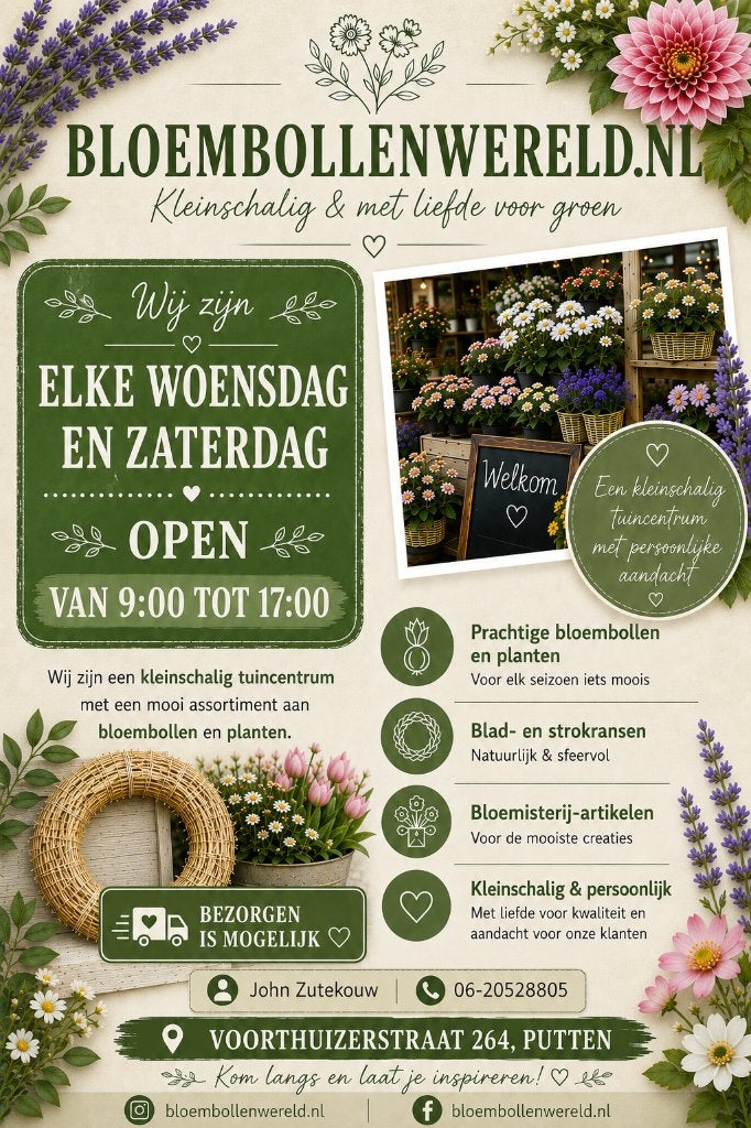 strokransen en bloemisterij artikelen., Ophalen, Nieuw