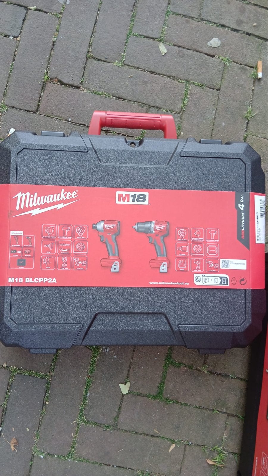 NIEUW. Milwaukee M18 BLCPP2A Boor- en Schroefmachine. Set, Ophalen, 600 watt of meer, Variabele snelheid, Nieuw