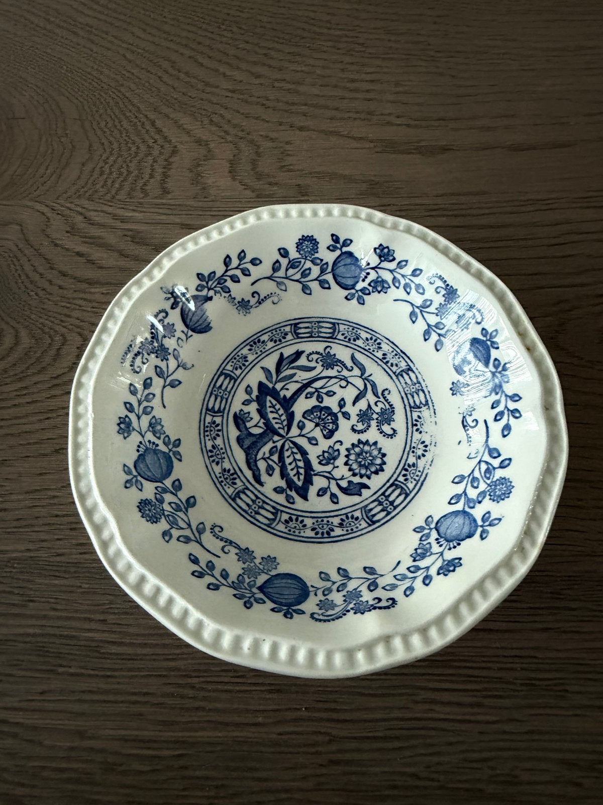 Kensington Ironstone schaaltje blauw-wit bloemmotief, Huis en Inrichting, Keuken | Servies, Ophalen of Verzenden, Zo goed als nieuw