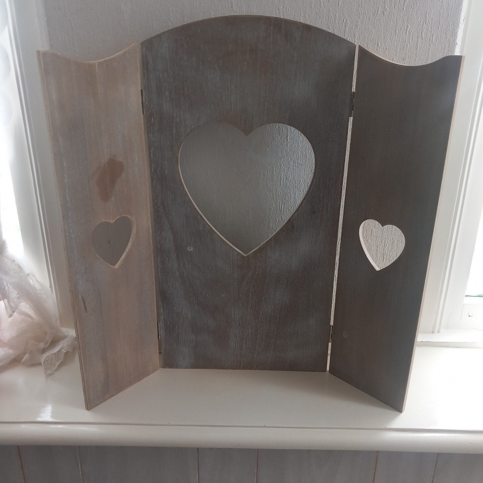 Raamdecoratie raamscherm, hout., Ophalen of Verzenden, Zo goed als nieuw