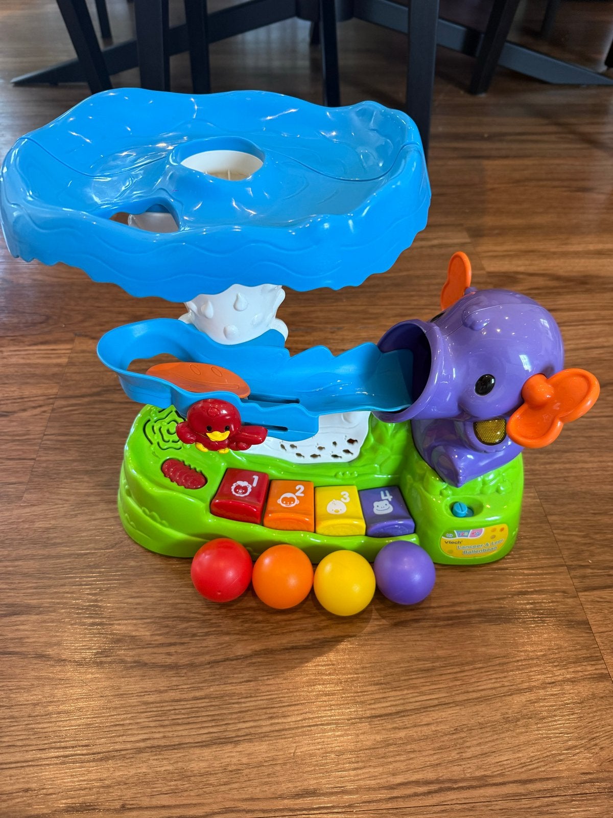 VTech Lanceer en Leer ballenbaan met geluid en licht, Ophalen of Verzenden, Gebruikt, Overige typen, Met licht