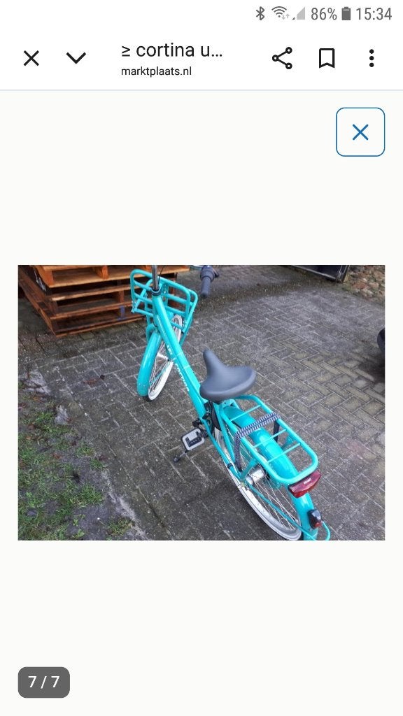 Cortina u4 24 inch nexus 3, Ophalen, Terugtraprem, Cortina U4 transportfiets, Versnellingen