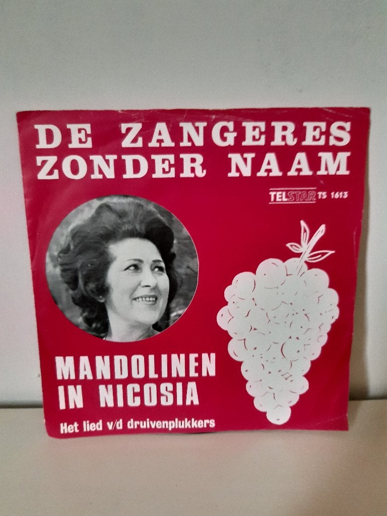 zangeres zonder naam - mandolinen in nicosia, Cd's en Dvd's, Gebruikt, 7 inch, Ophalen of Verzenden, Overige typen