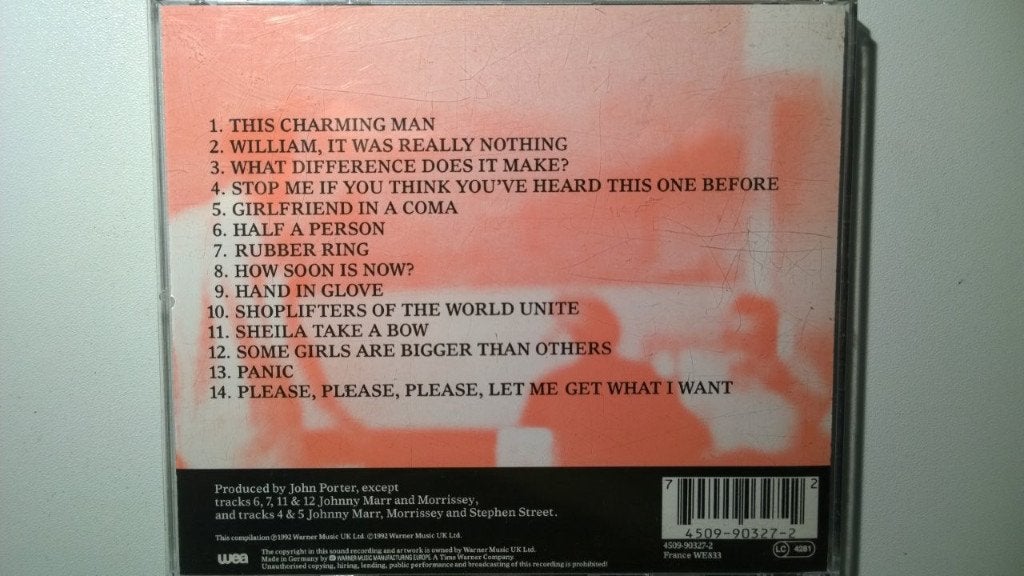 The Smiths - Best... I, Ophalen of Verzenden, Zo goed als nieuw, Poprock, Album