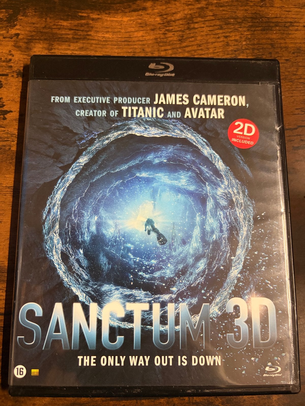 Sanctum 3D Blu-ray (inclusief 2D versie), Cd's en Dvd's, Avontuur, Inclusief extra's, Vanaf 16 jaar, Film